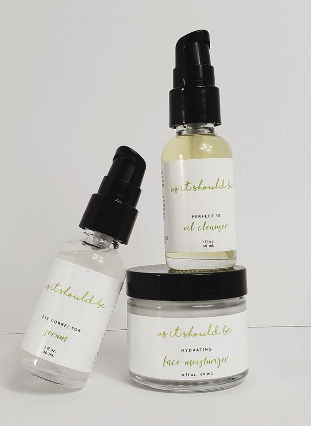 Jones’ skin care products are made with all-natural ingredients with no sulfates or parabens.